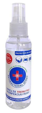 Antibakterijski sprej za ruke, 100 ml