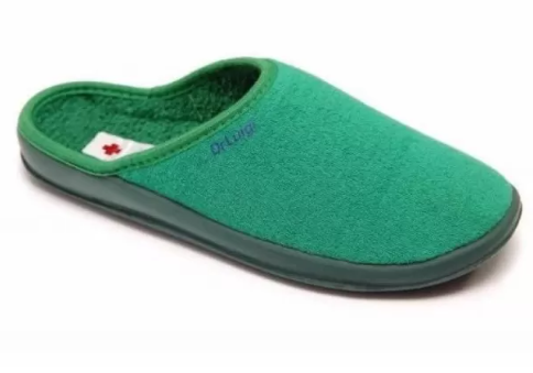 DrLuigi frotir papuče model 70 zelene, veličina 38