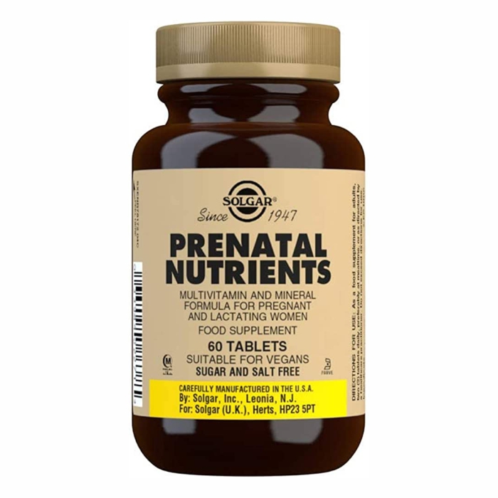 SOLGAR PRENATAL NUTRIENTS tabl. a'60