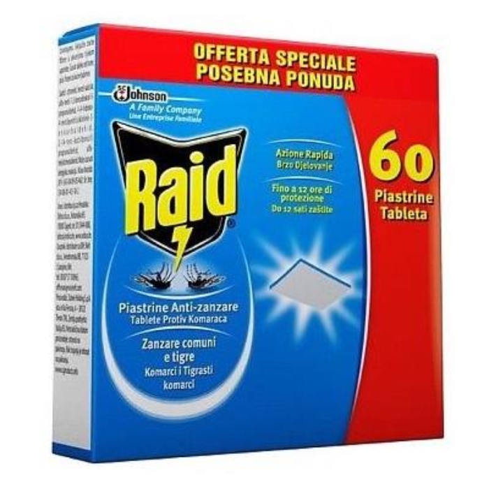 RAID TABLETE ZA APARAT 60KOM 9641