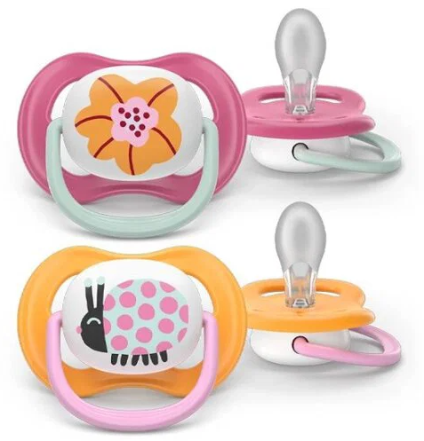 AVENT VARALICA STHR AIR COLL 6-18M 2KOM PINK/ORANGE