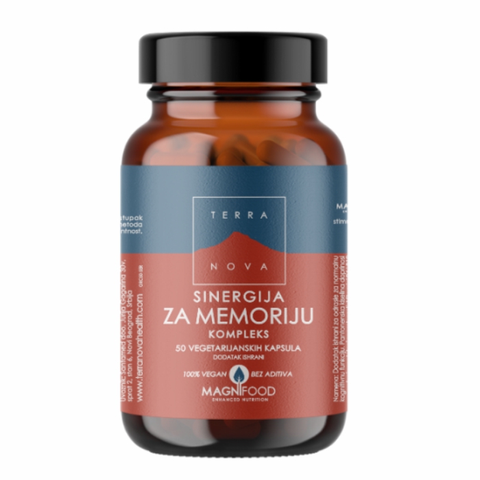 TERRANOVA SINERGIJA ZA MEMORIJU A 50 VEG CAPS