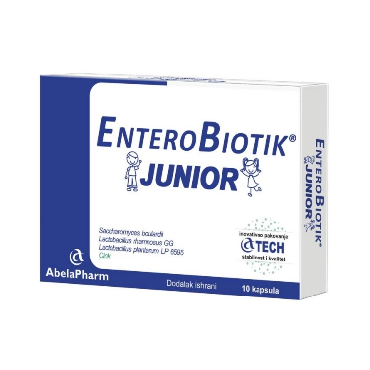 Probiotik Enterobiotik Junior, 10 kapsula