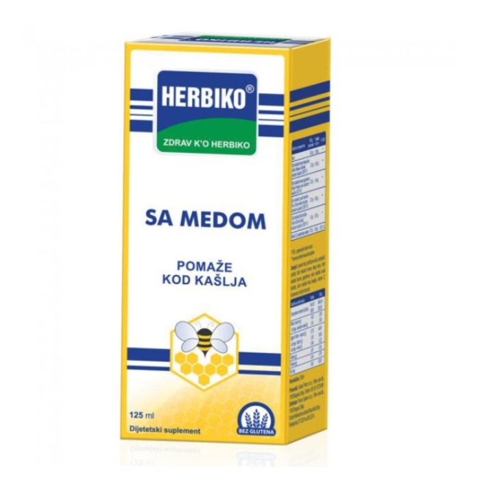 Herbiko sirup sa medom, 125ml
