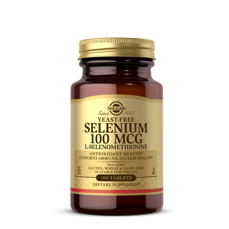 SOLGAR SELENIUM tabl. 100x100mcg