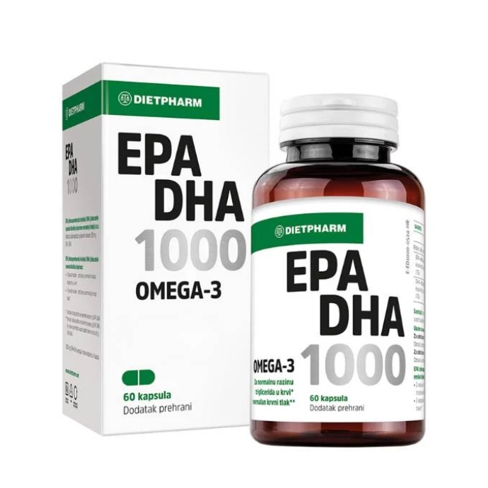 Dietpharm EPA DHA 1000 Omega-3 kapsule, a60