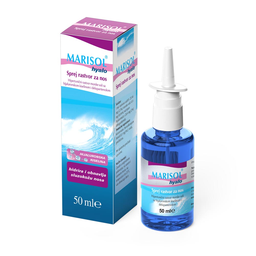 Marisol Hyalo Sprej rastvor za nos, 50ml