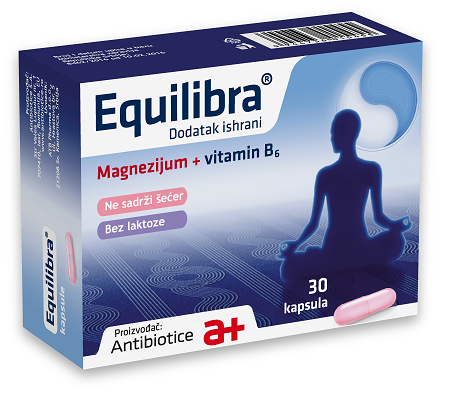 EQUILIBRA Mg + B6 30 kapsula
