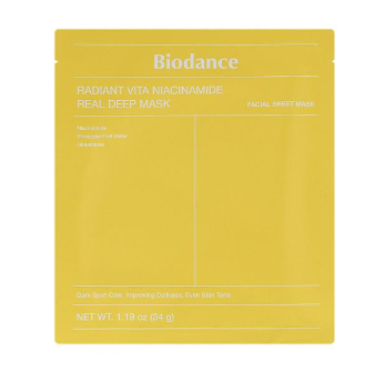 BIODANCE Radiant Vita Niacinamide Real Deep Mask 34gr