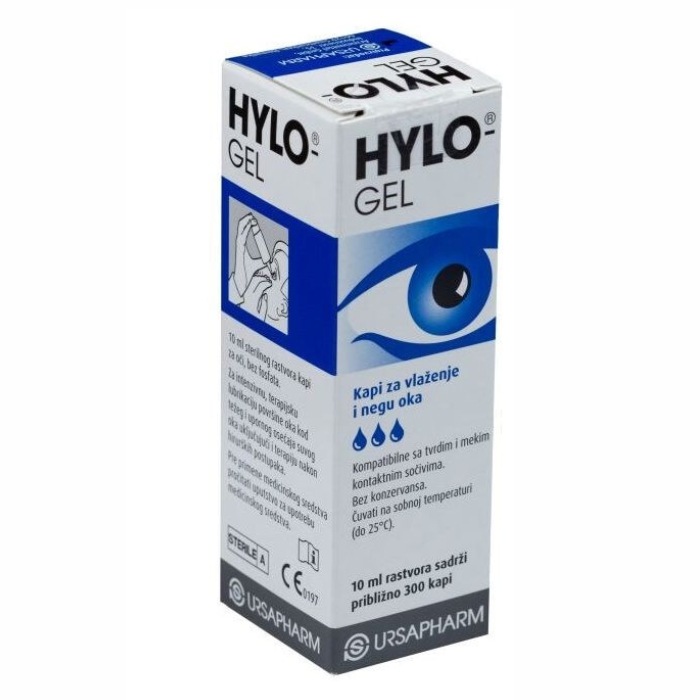 Hylo-gel kapi za oči, 10ml