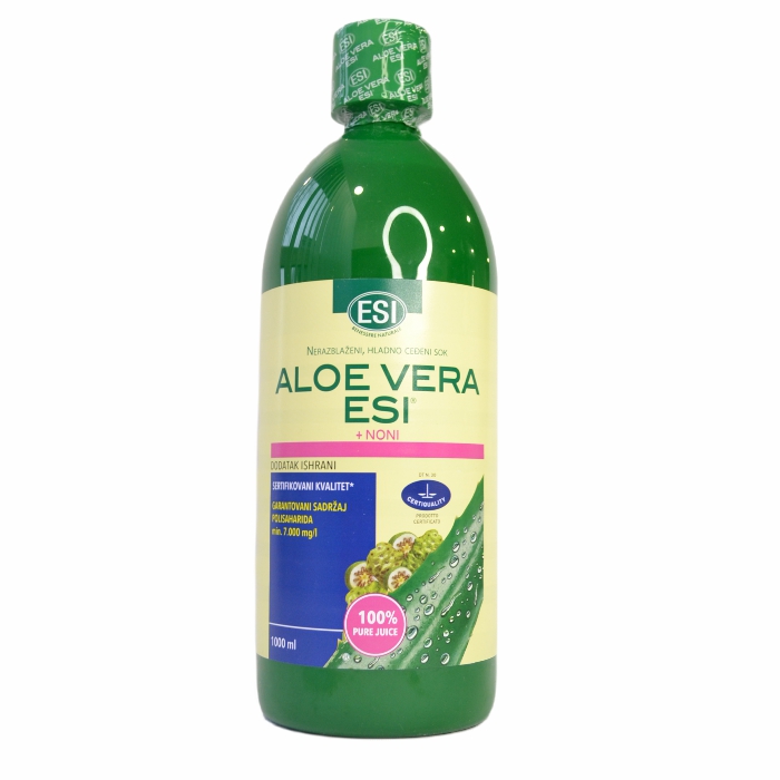 ESI Aloe Vera sok sa nonijem, 1000ml