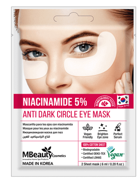 MBeauty Niacinamide maska ispod očiju, 2 komada/, 6 ml