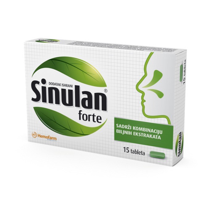 Sinulan forte, 15 tableta