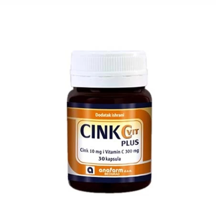 Cink C vit plus, 30 kapsula Anafarm