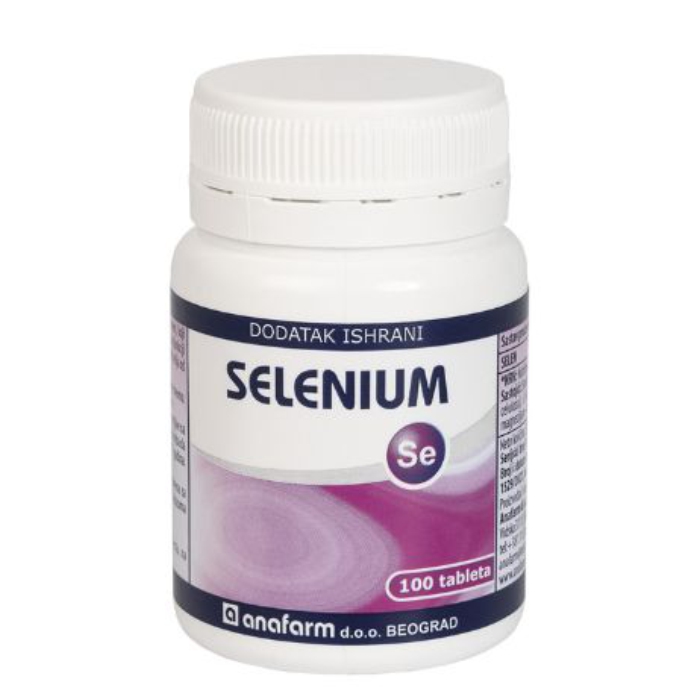 Selenium 50mcg, 100 tableta Anafarm