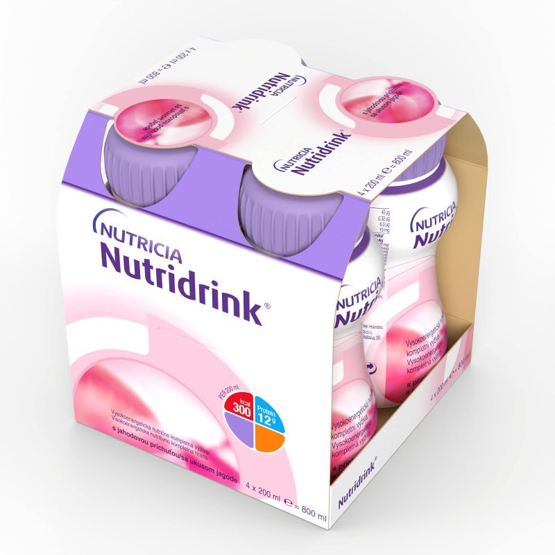 NUTRIDRINK JAGODA 4X200ML