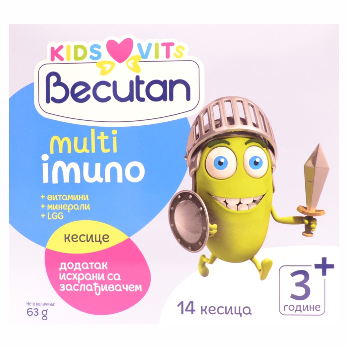 Becutan Kids Vits Multi Imuno, 14 kesica