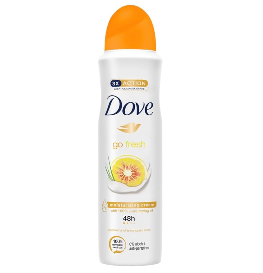 DOVE DEO SPRAY 150ML GO FRESH