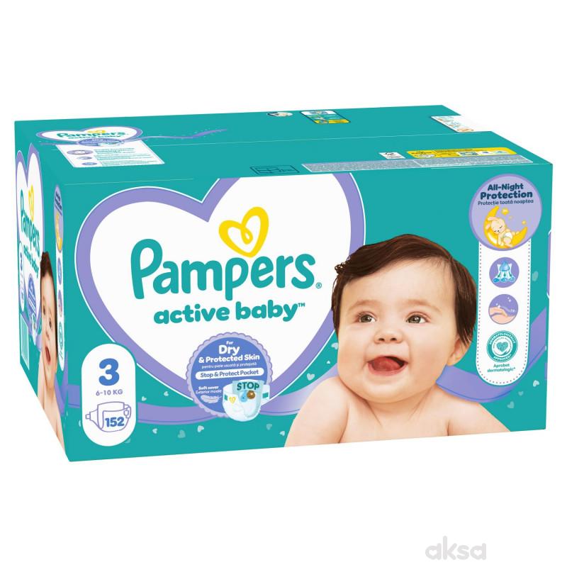 Pampers pelene MB 3 midi 6-10kg 152 komada