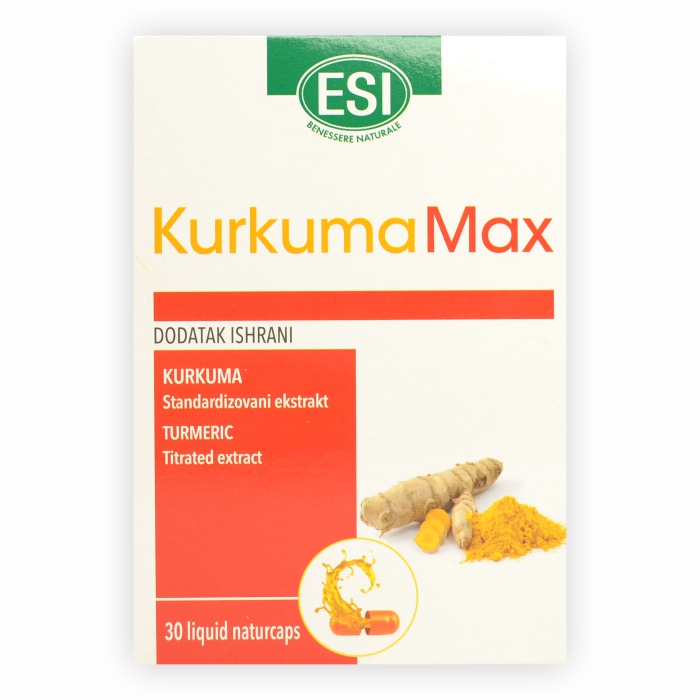 ESI Kurkuma Max, 30 kapsula