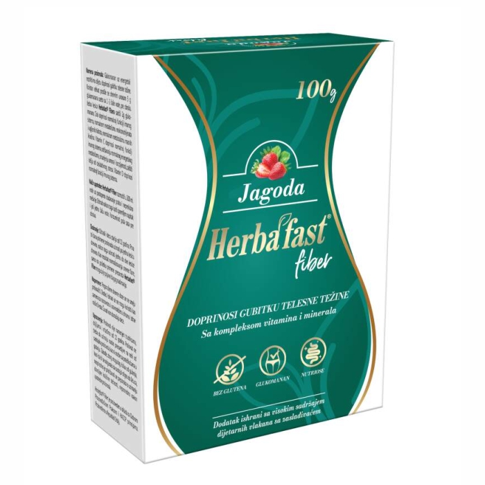 Herbafast® Fiber - jagoda, 10 kesica