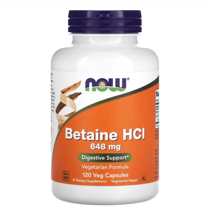 NOW- BETAINE HCL 120 VCAPS