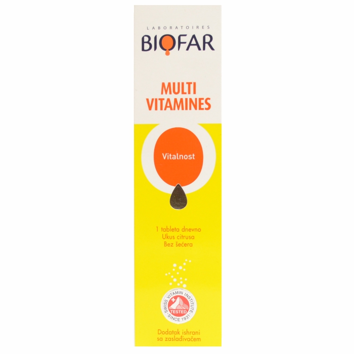 BIOFAR efervete MULTIVITAMINES a'20