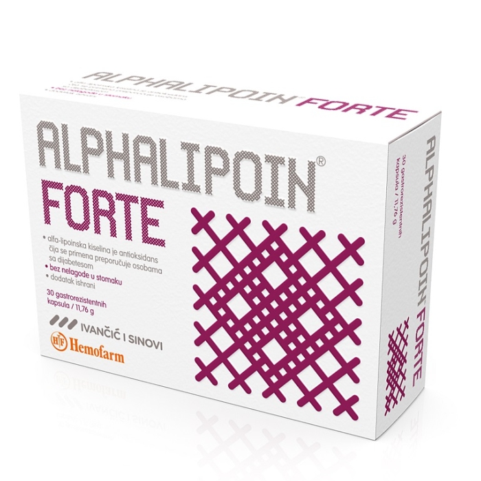 Alphalipoin Forte, 30 kapsula