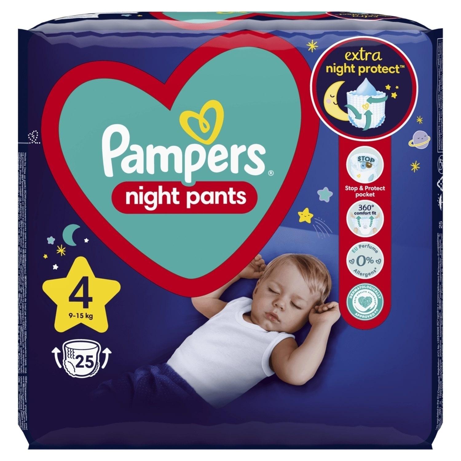 Pampers Night Pants VP 4 9-15kg 25 komada