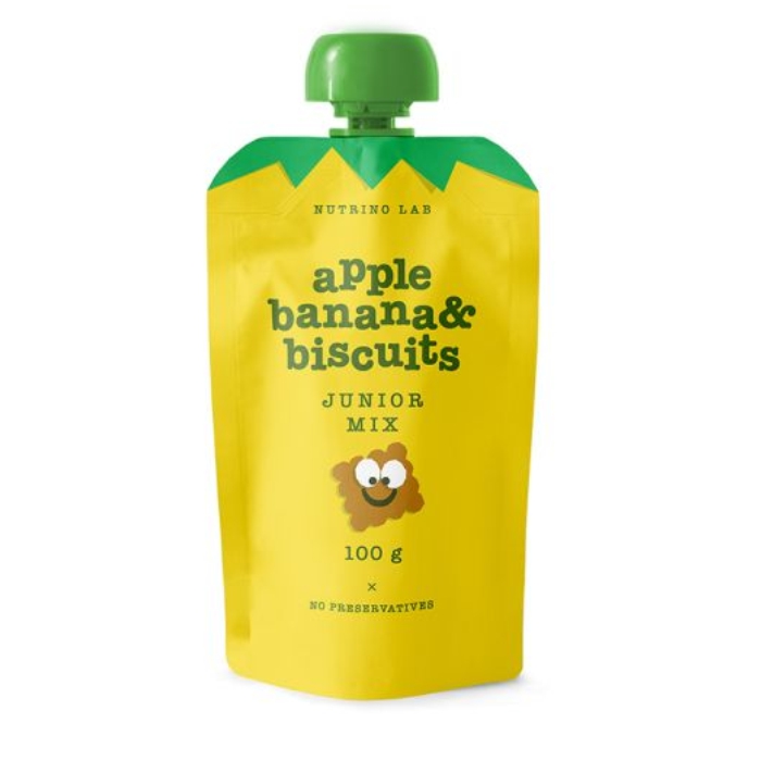 Nutrino Lab Junior jabuka, banana, keks 100g