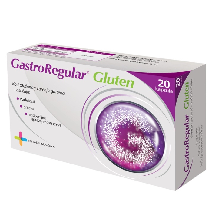 GASTROREGULAR GLUTEN kaps. 20x350mg (compositum)
