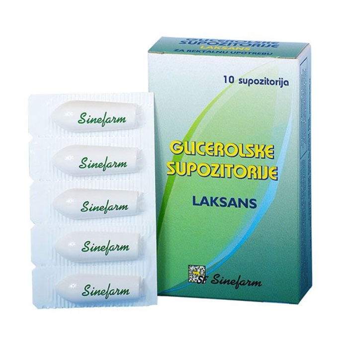 SF GLICEROLSKE SUPOZITORIJE A10