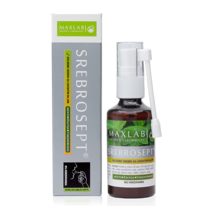 SREBROSEPT SPREJ ZA USTA 50ML