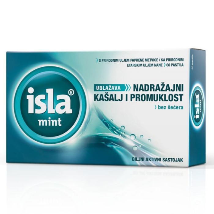 Isla® Mint pastile, 60kom.