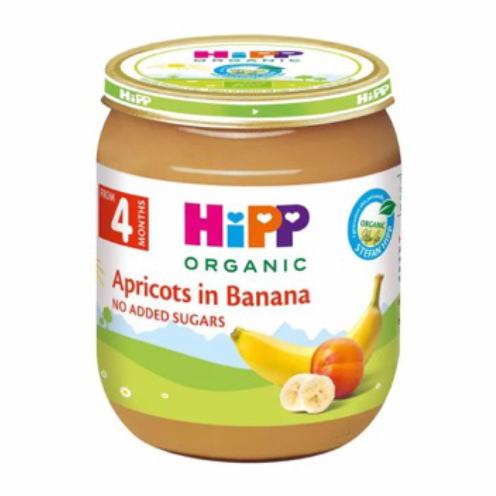 HIPP KAS.KAJSIJA+BAN.125G 4+