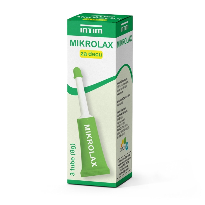 MIKROLAX ZA DECU GLICERINSKI GEL 3X8G