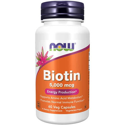 NOW Biotin 5000mcg 60Vkap