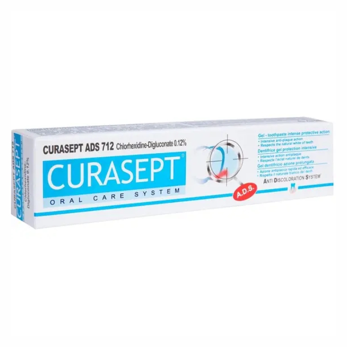 CURASEPT ZUBNA PASTA ADS 712 75ml.