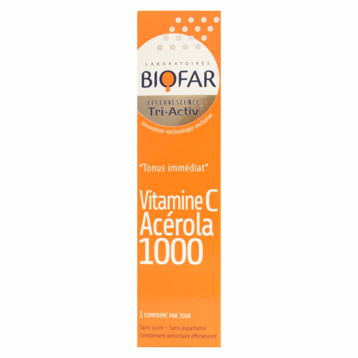 BIOFAR efervete Vitamin C Acerola 1000 a'15