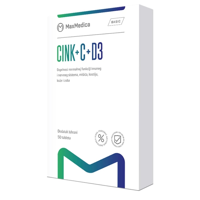 Max Medica Cink+C+D3 A50 tab