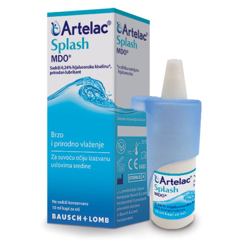 Artelac Splash MDO, kapi za oči, 10ml