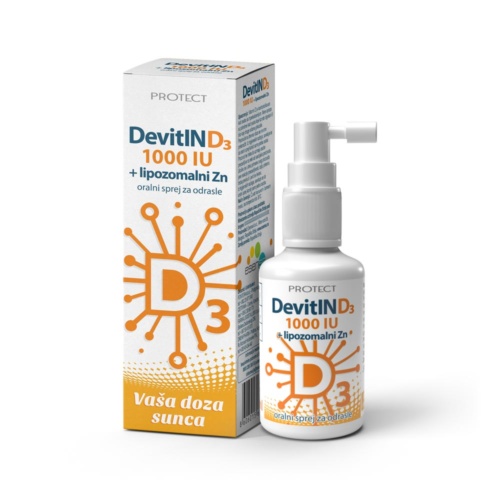 DEVITIN D3 1000 IU+ZN SPREJ 30ML PROTECT