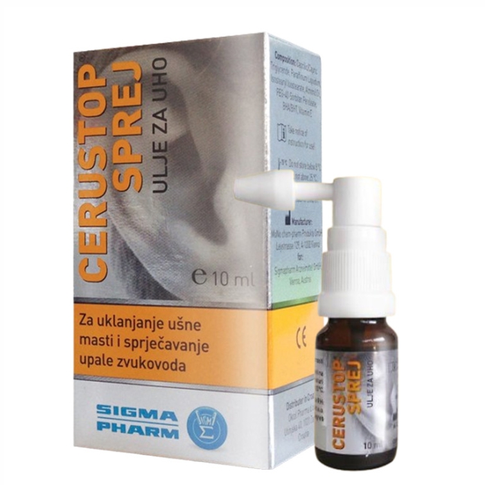 CERUSTOP SPREJ ZA UHO 10ML