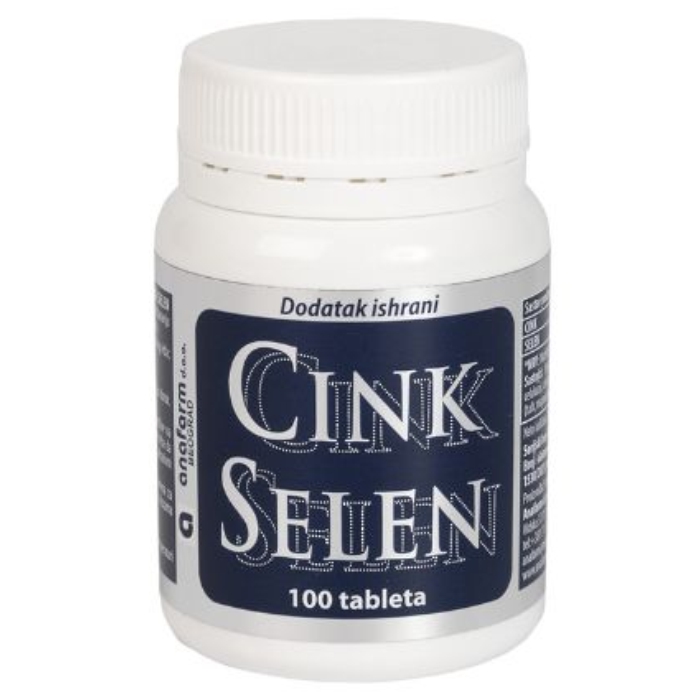 Cink Selen, 100 tableta Anafarm