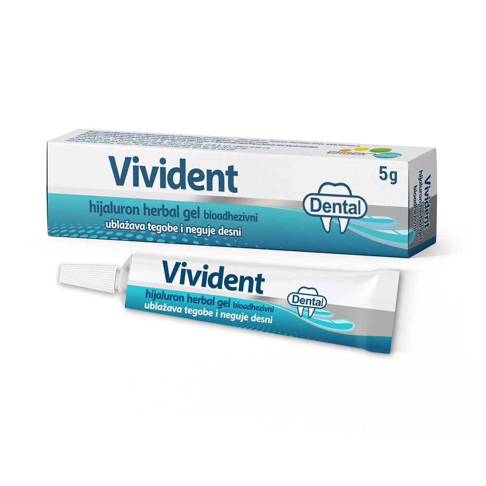 VIVIDENT HERBAL GEL ZA DESNI SA HIJA.5G