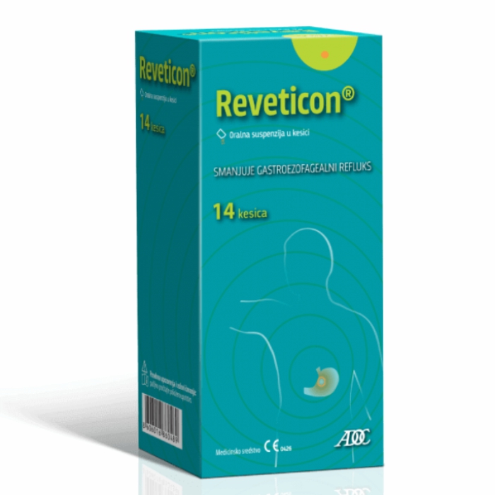 Reveticon oralna suspenzija, 14 kesica