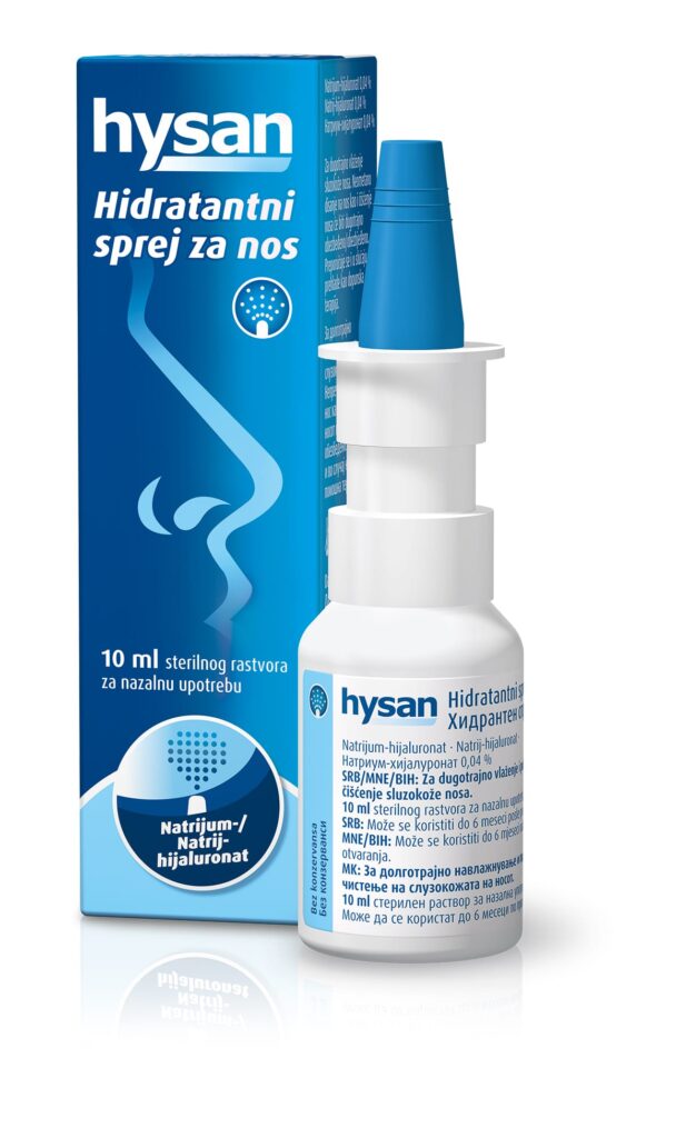 Hysan Hyaluronic sprej za Nos, 10 ml