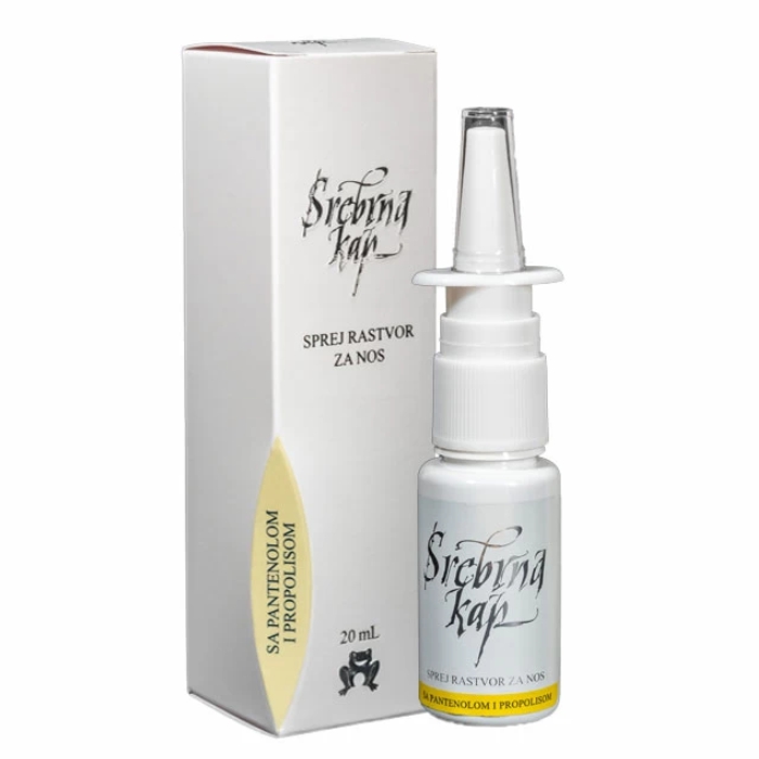 Srebrna kap - Pantenol i Propolis, sprej za nos, 20ml
