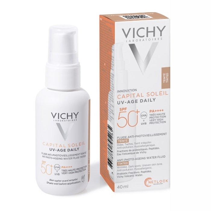 Vichy Capital Soleil UV Age Daily tonirani fluid SPF50+ 40ml