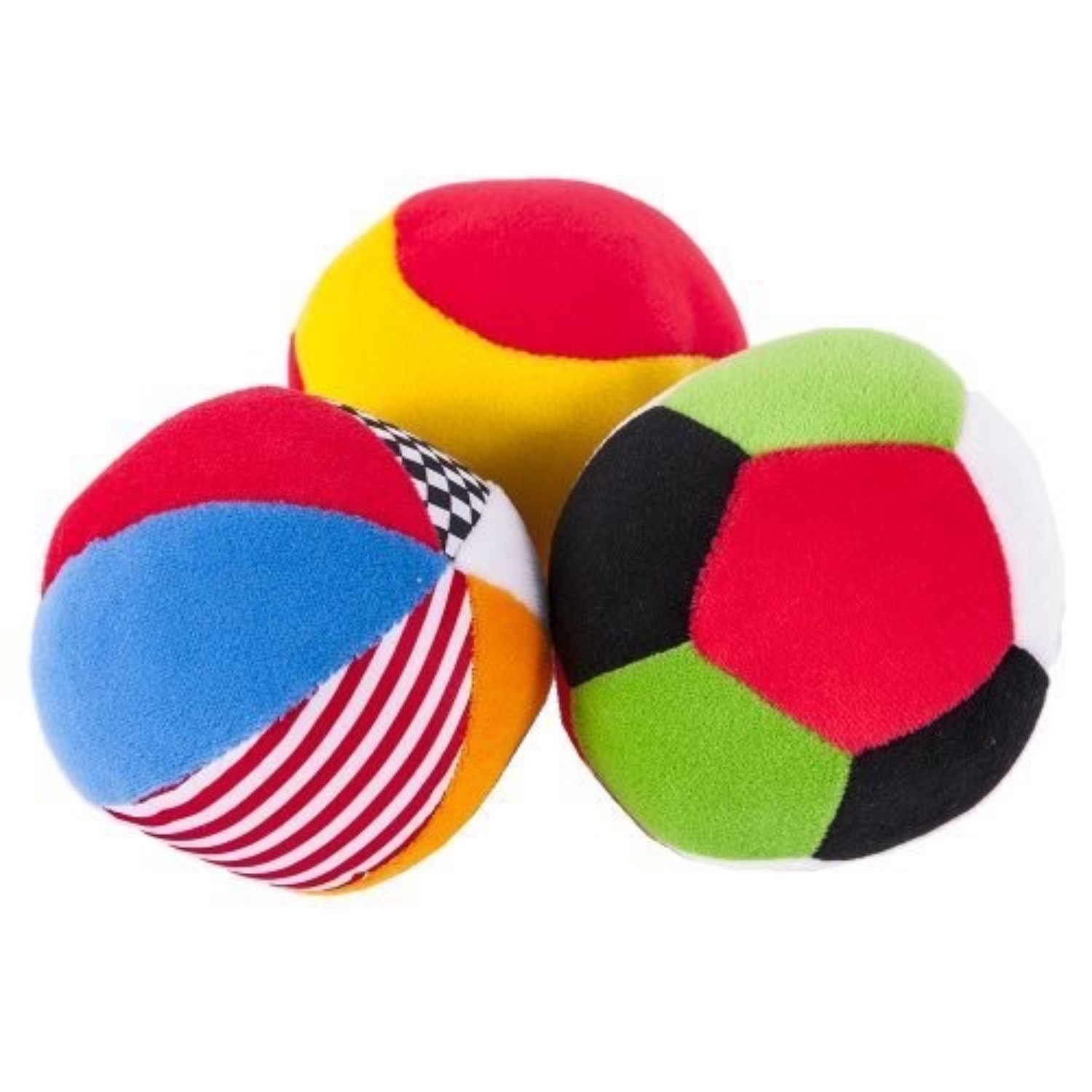 BIBA TOYS PLISANE LOPTE 3KOM